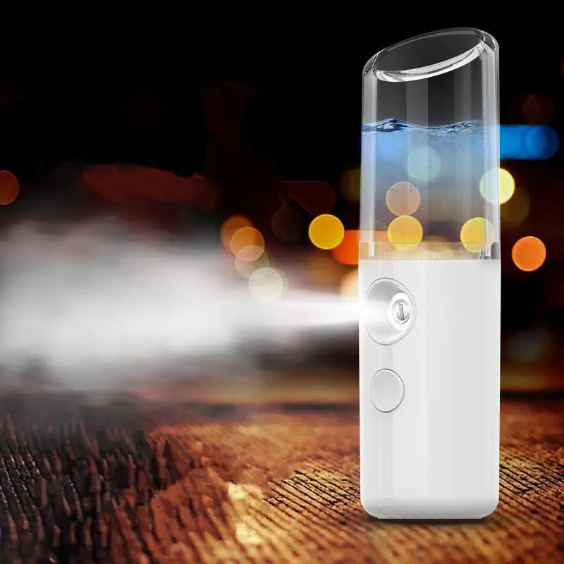 USB Rechargeable Nano Facial Steamer for Skin Care and Moisturizing