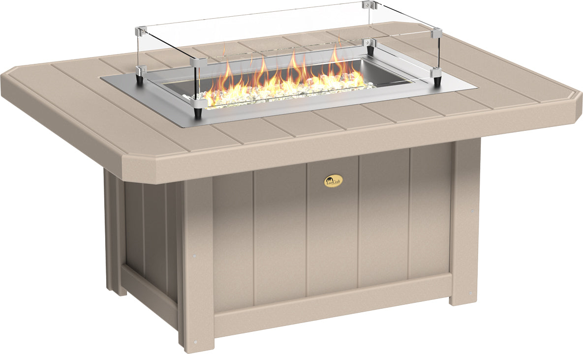 LuxCraft Lumin Fire Pit 51 Rectangular