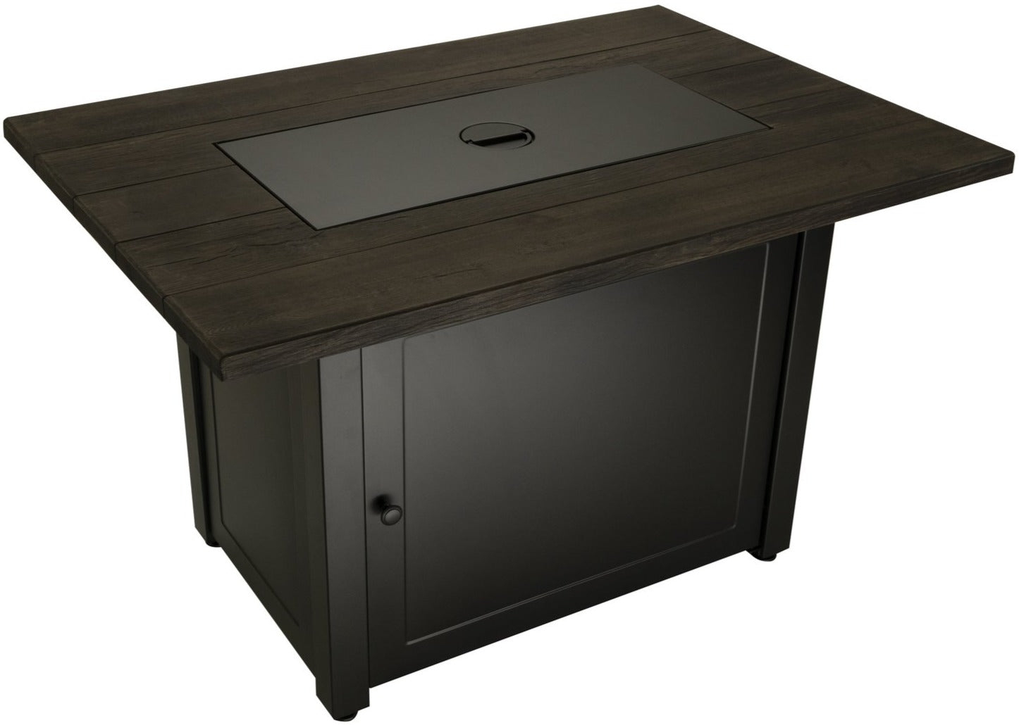 The Marc Propane Gas Fire Pit - 40 in. Rectangular Steel Frame with Electronic Ignition