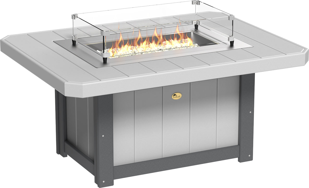 LuxCraft Lumin Fire Pit 51 Rectangular