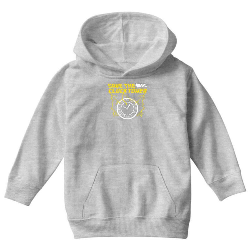 Clocktower Youth Hoodie by MDK ART