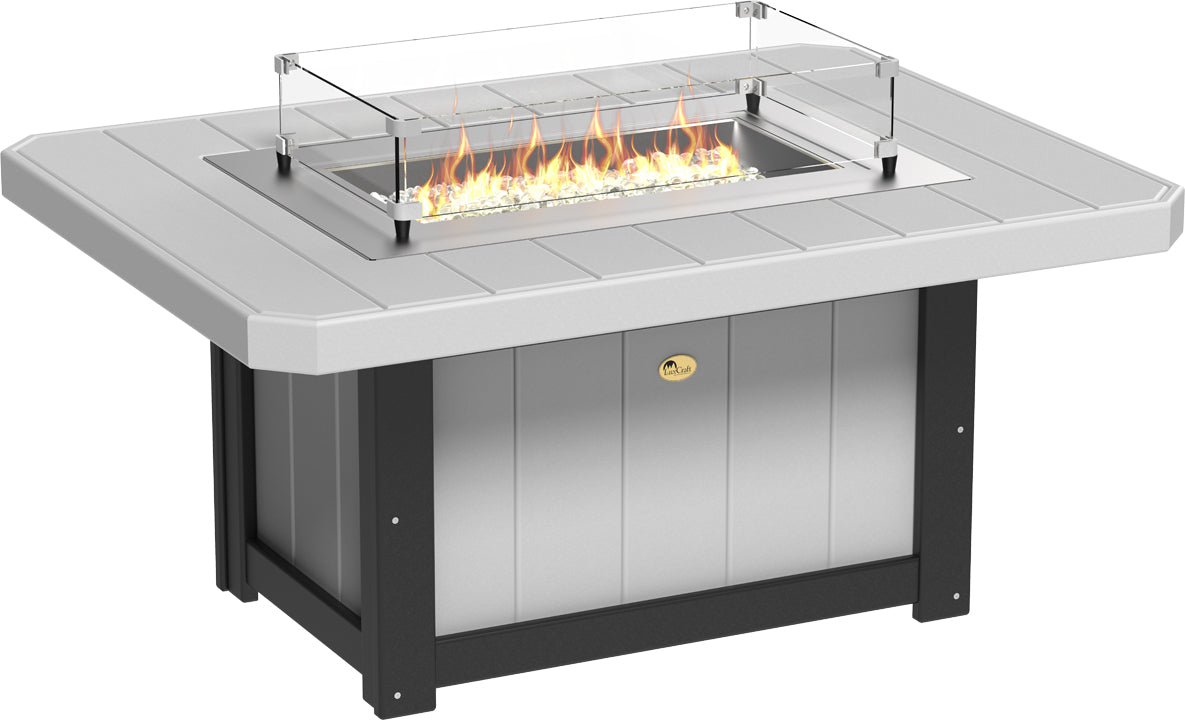 LuxCraft Lumin Fire Pit 51 Rectangular