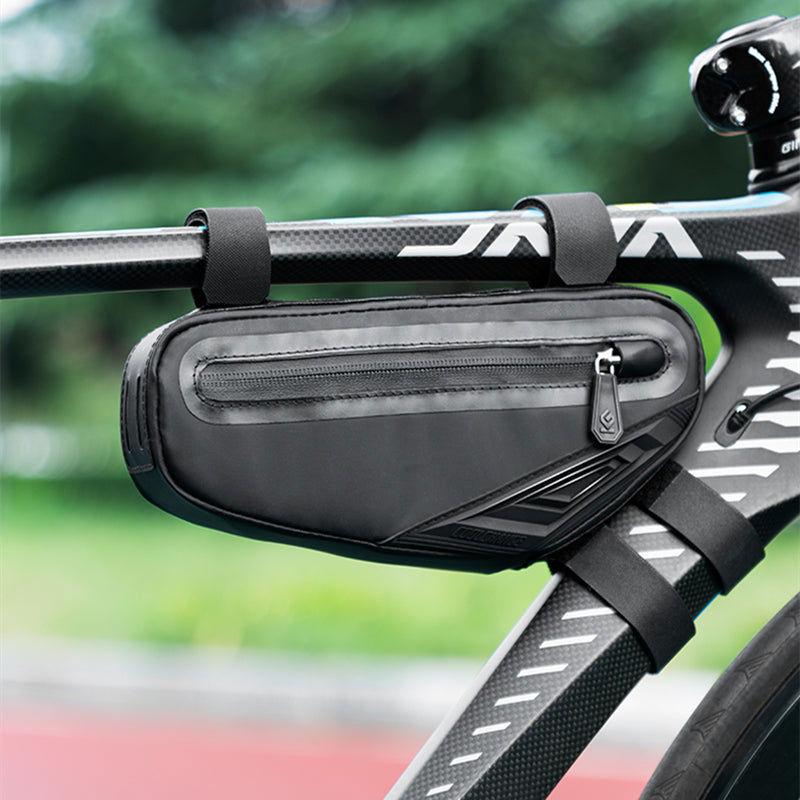 Cycling Bicycle Frame Bag - Waterproof Large Capacity MTB Road Bike Front Tube Triangle Bag