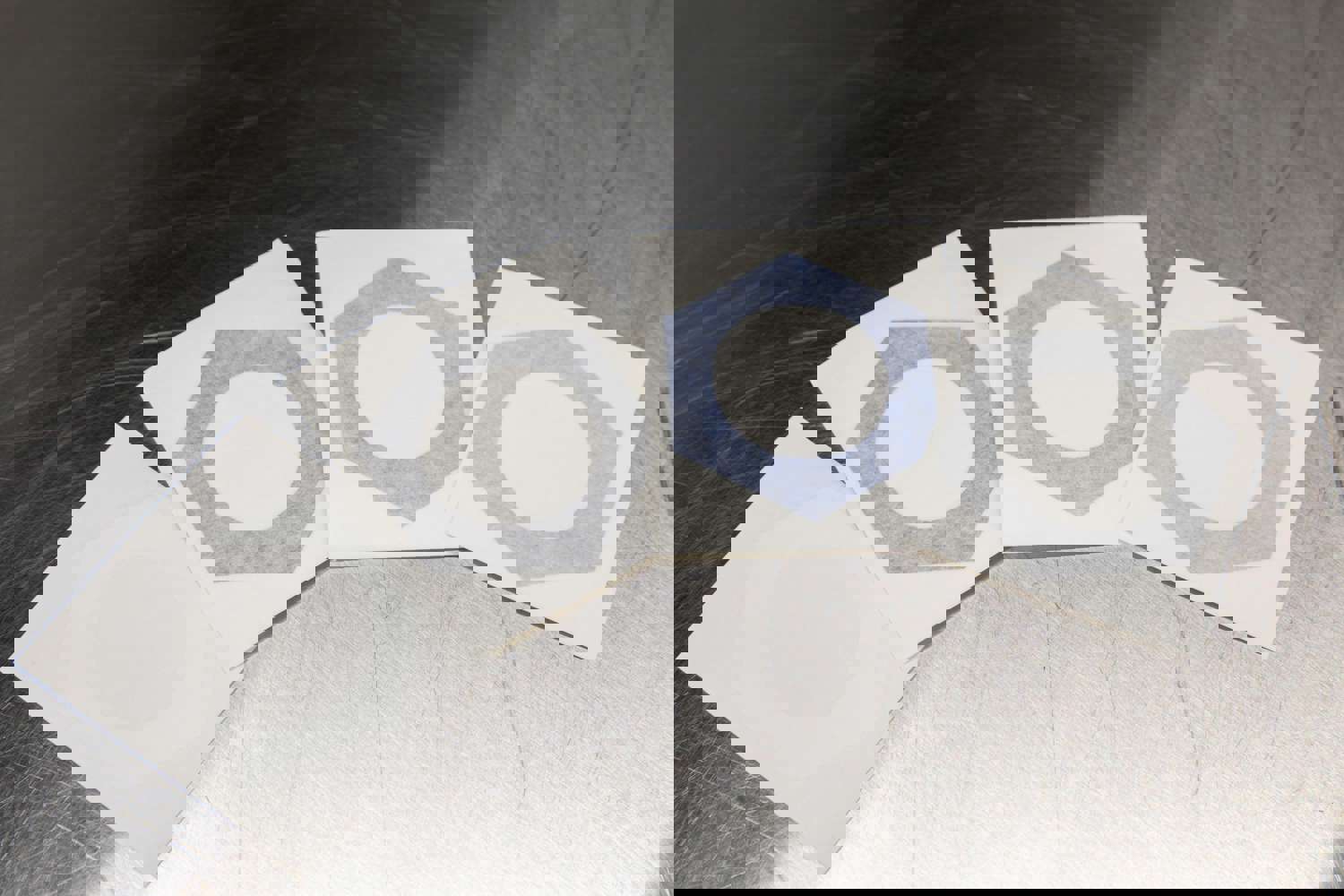 Die-Cut Vinyl Hex Logo Decal for Car Windows