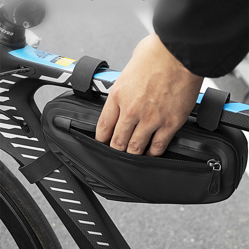 Cycling Bicycle Frame Bag - Waterproof Large Capacity MTB Road Bike Front Tube Triangle Bag