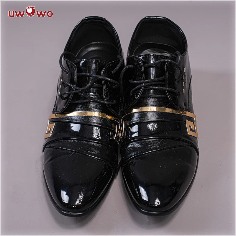 UWOWO Zhongli Cosplay Shoes - Genshin Impact Geo Archon Morax Footwear Boots