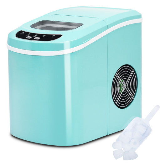 Mini Portable Compact Electric Ice Maker Machine - Green