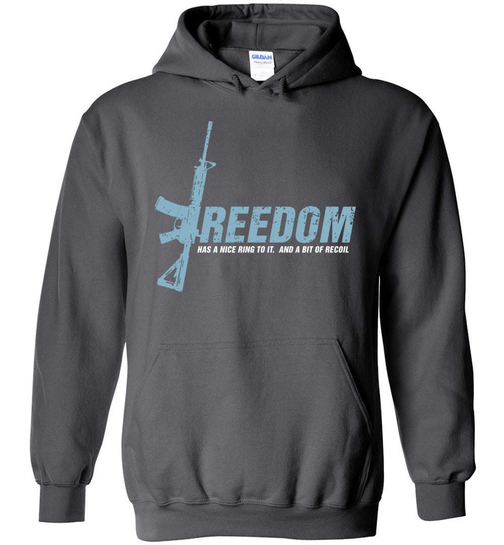 Freedom Has a Nice Ring to It... Mens Hoodie