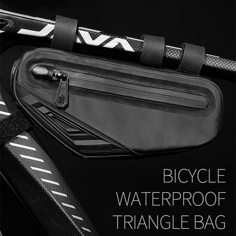 Cycling Bicycle Frame Bag - Waterproof Large Capacity MTB Road Bike Front Tube Triangle Bag