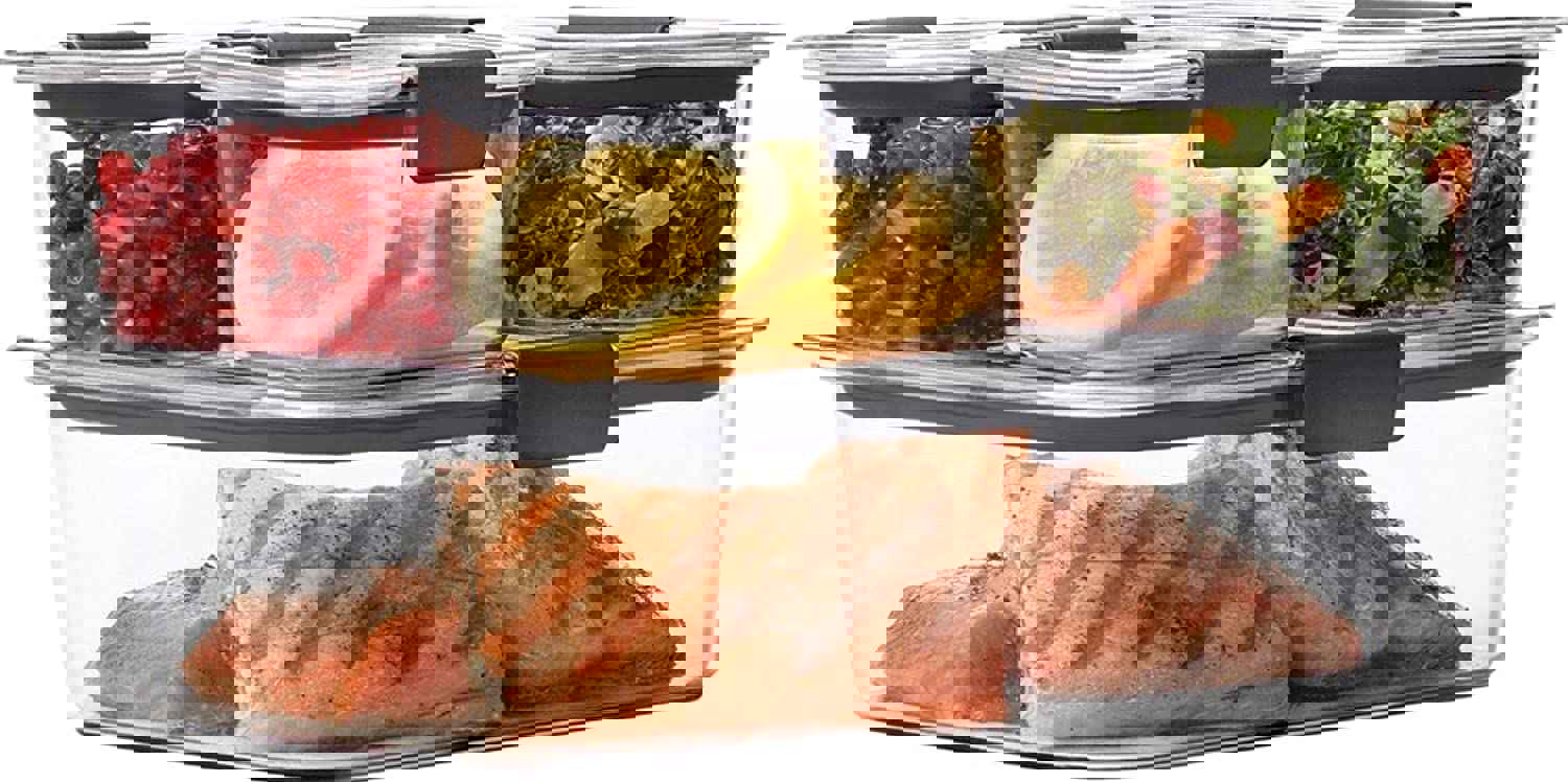 iPEGTOP Brilliance Storage 14-Piece Plastic Lids | BPA Free, Leak Proof Food Container, Clear