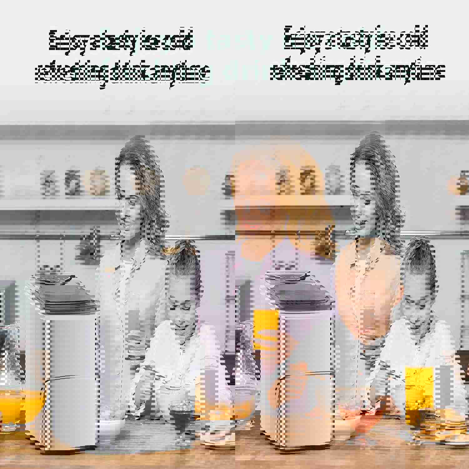 Portable Electric Ice Maker with Self-Cleaning Function, 9 Ice Cubes in 6 Mins, 26Lbs/24Hrs, Includes Ice Bags & Scoop (Silver)