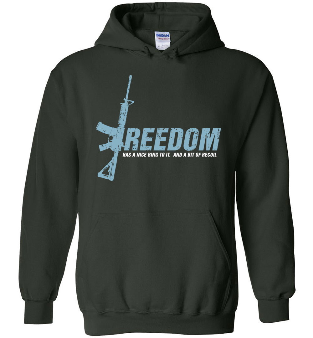 Freedom Has a Nice Ring to It... Mens Hoodie