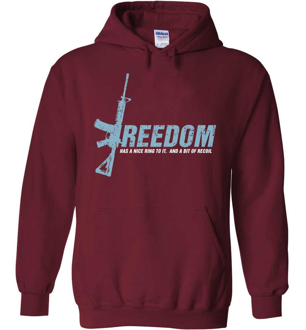 Freedom Has a Nice Ring to It... Mens Hoodie