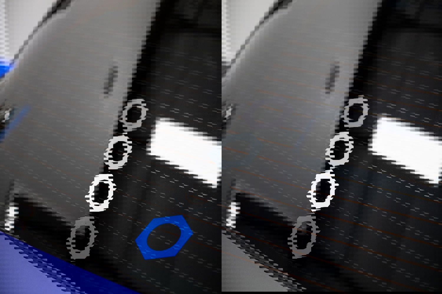 Die-Cut Vinyl Hex Logo Decal for Car Windows