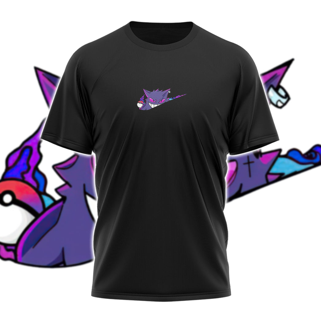 Gengar Simple Swoosh Custom 2-Side Printed Hoodie - Unisex Classic Fit