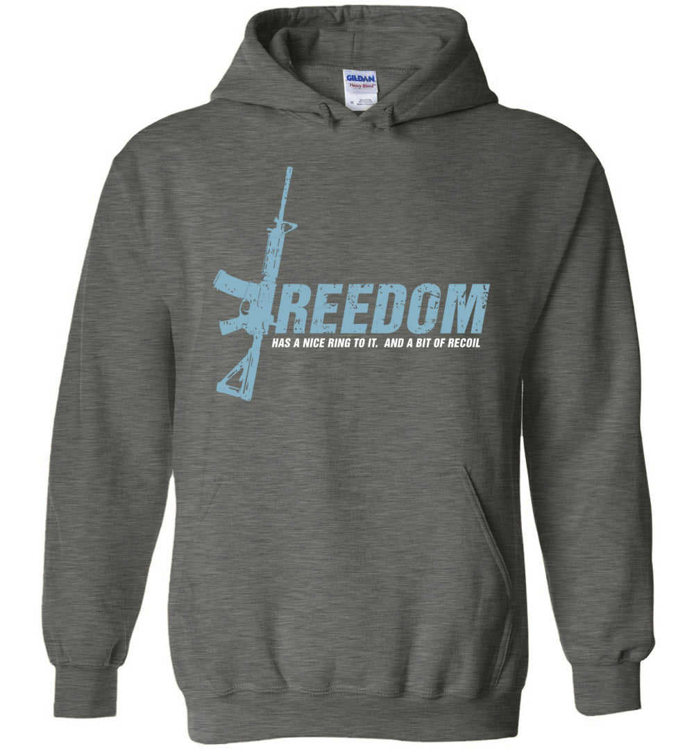 Freedom Has a Nice Ring to It... Mens Hoodie