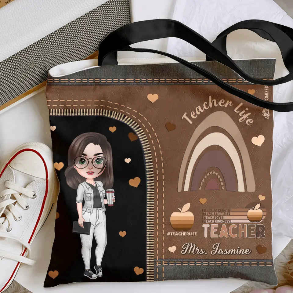 Personalized Custom Tote Bag - Unique Birthday & Teachers Day Gift