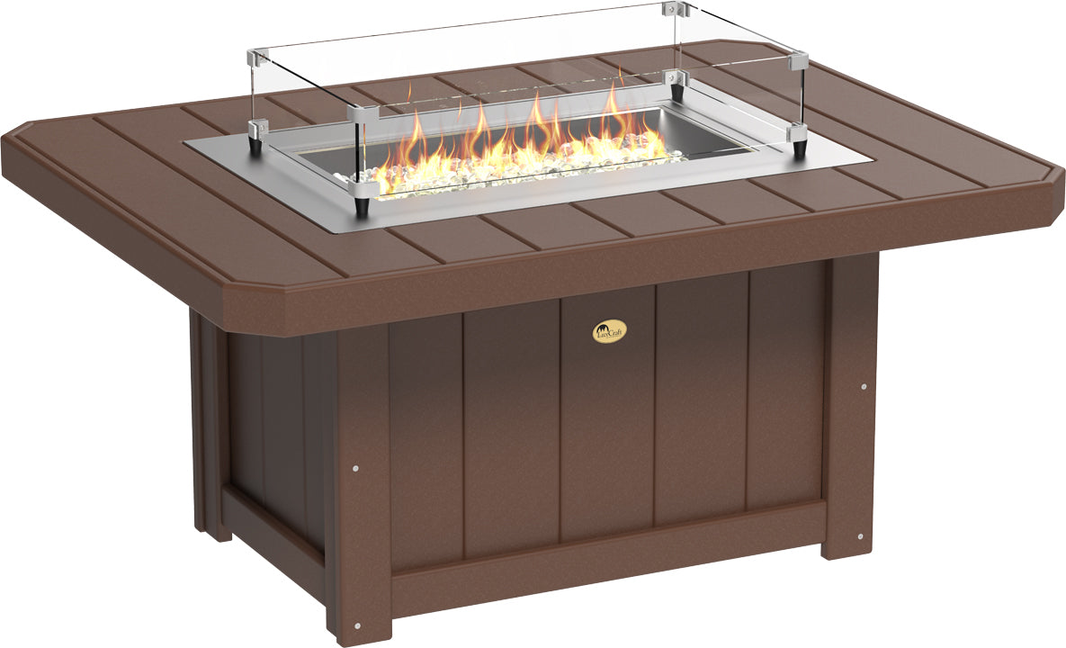 LuxCraft Lumin Fire Pit 51 Rectangular