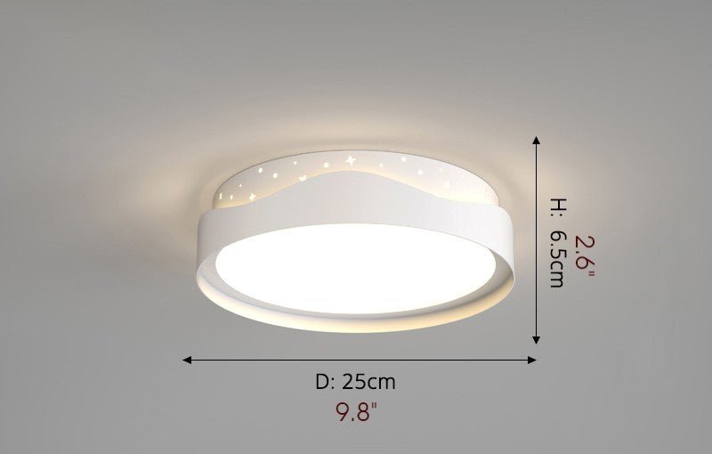 MIRODEMI® Modern Round LED Ceiling Lamp for Corridor, Bedroom, Kitchen