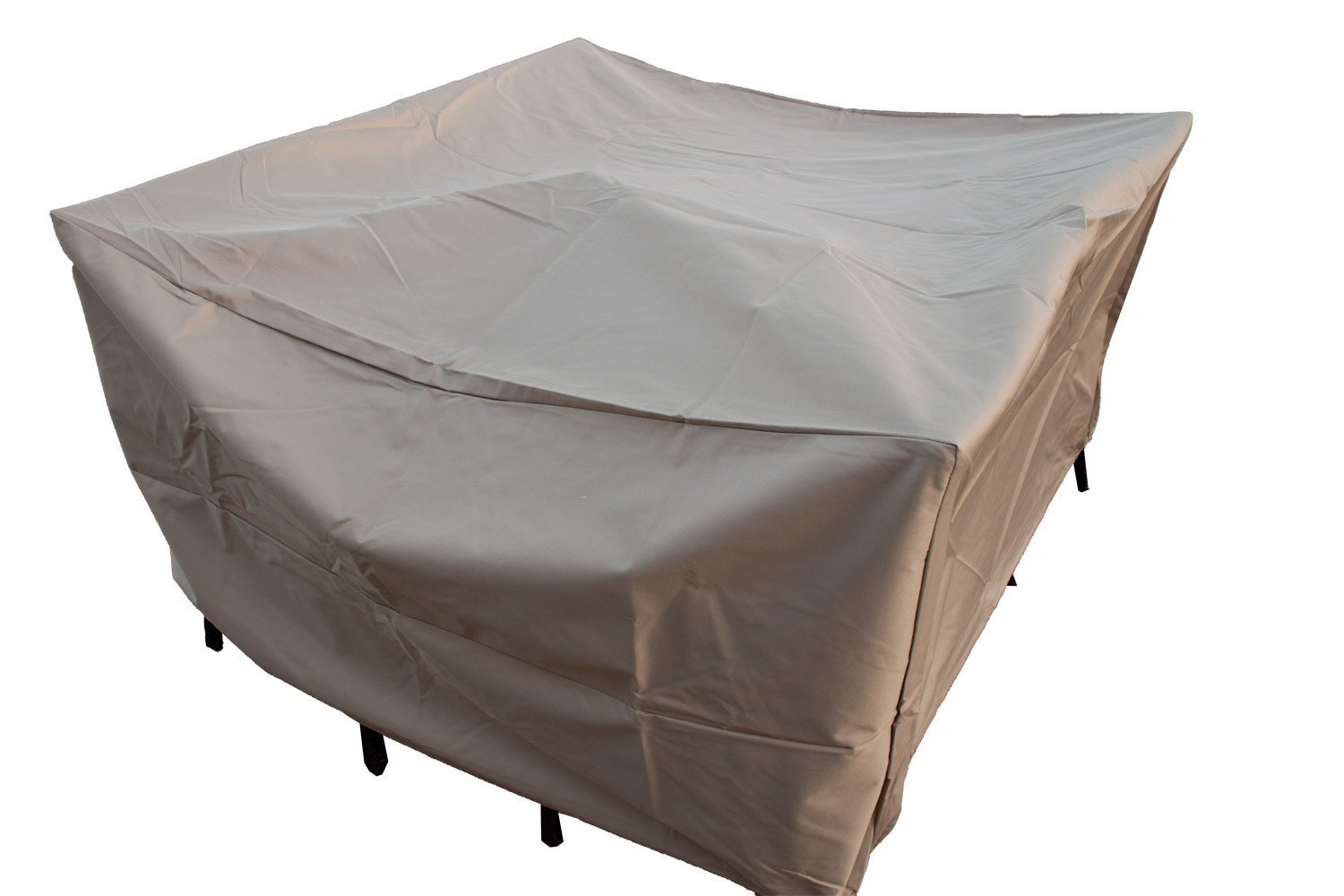 Outdoor Dining Cover Square 59-59-31.5-Inches Rainproof