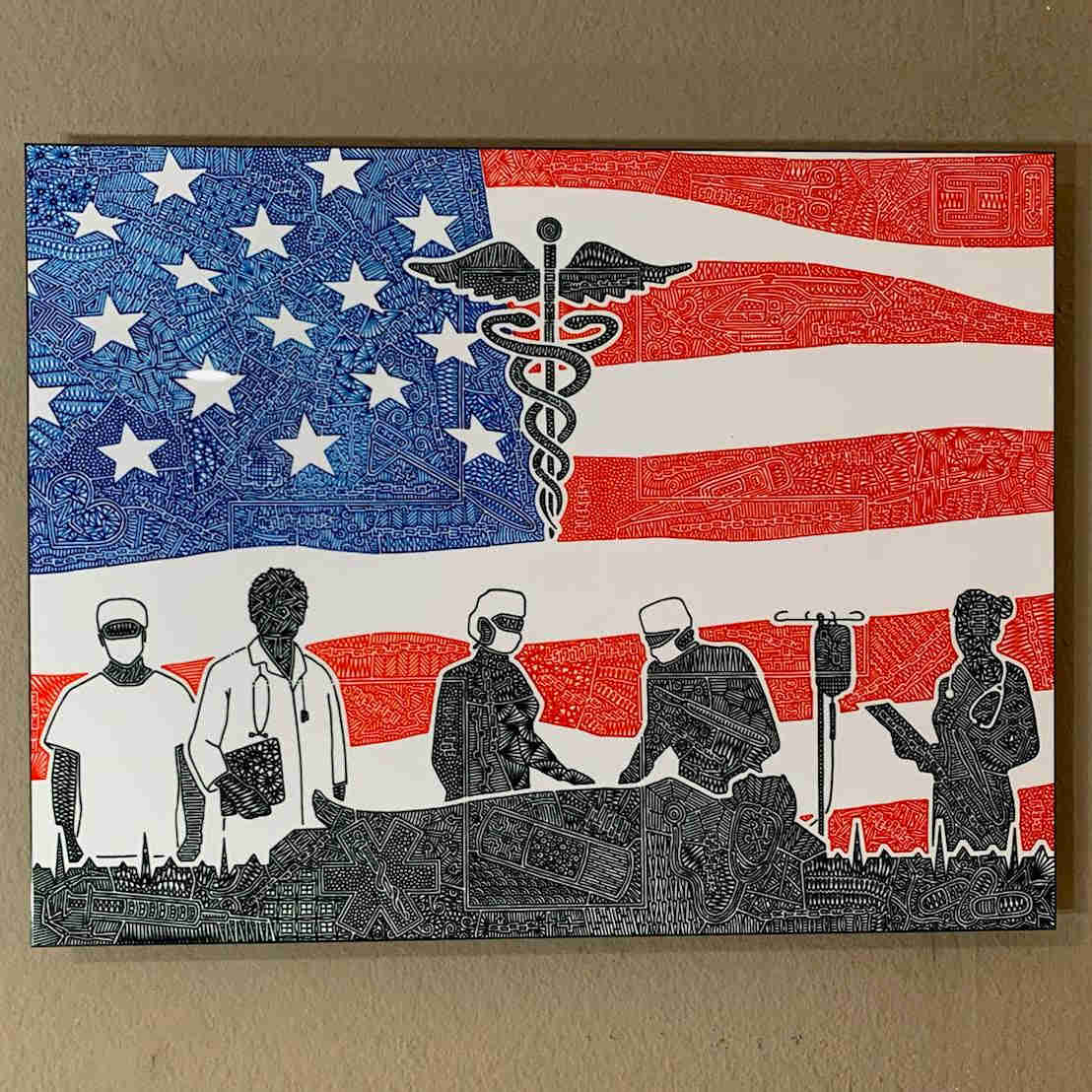 Metal Print - Healthcare Heroes