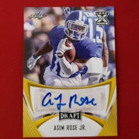 2021 Leaf Asim A.J. Rose #BA-ARJ Auto Kentucky Wildcats Minnesota Vikings - Shipping Included