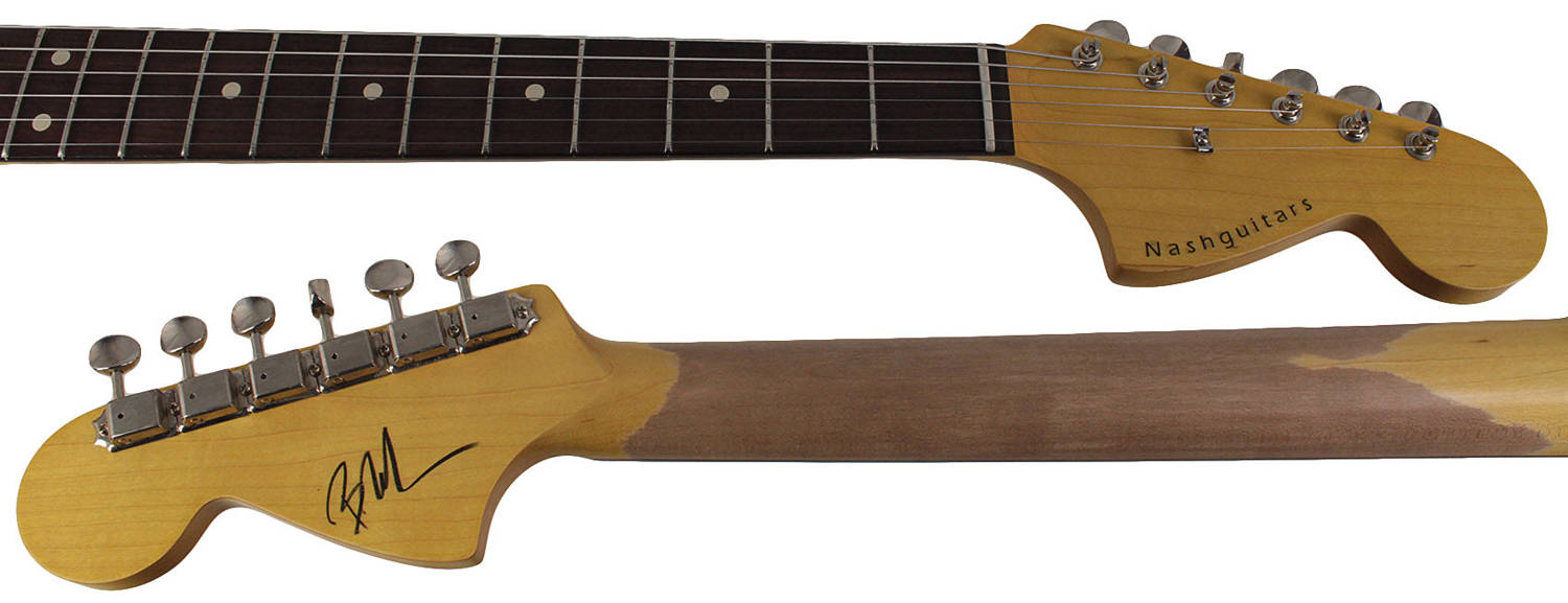 Nash T-72DLX Guitar - Olympic White with Rosewood Fretboard & Light Aging