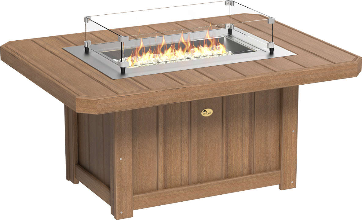 LuxCraft Lumin Fire Pit 51 Rectangular