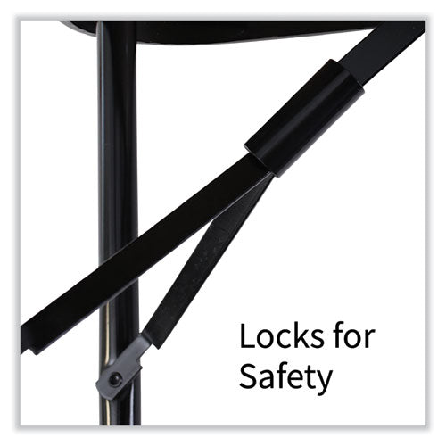 Correll Adjustable Folding Table - 48x24x22 to 32 Inches, Green Top, Black Legs