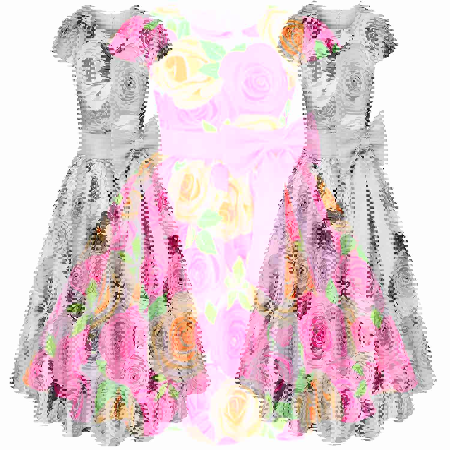 Elegant Kids Flower Dress for Princess Parties