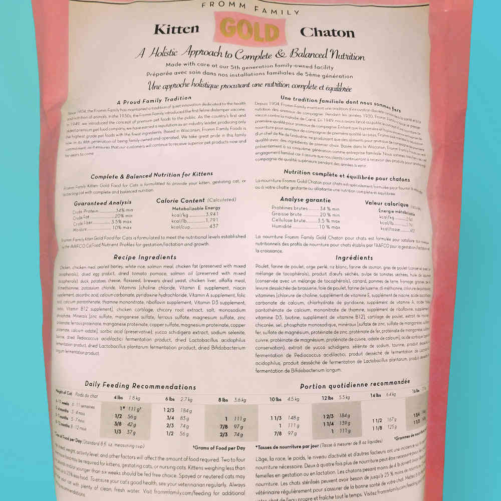 Fromm Gold Kitten Dry Cat Food - Complete Nutrition for Kittens