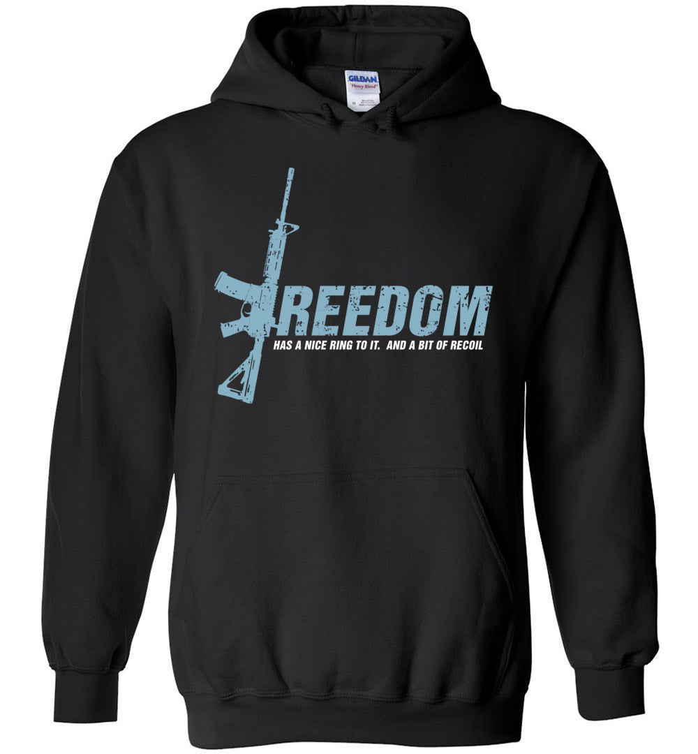 Freedom Has a Nice Ring to It... Mens Hoodie