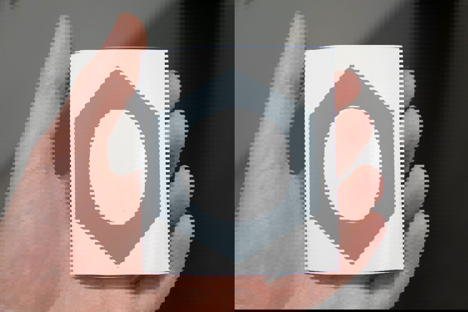 Die-Cut Vinyl Hex Logo Decal for Car Windows