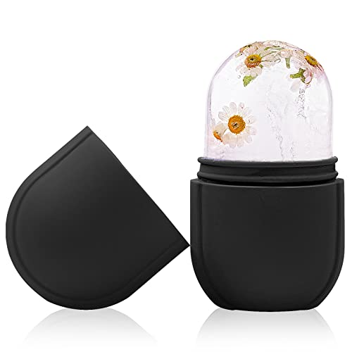 Silicone Ice Roller for Face and Eye Massage - Skin Care Tool to Remove Fine Lines & Shrink Pores