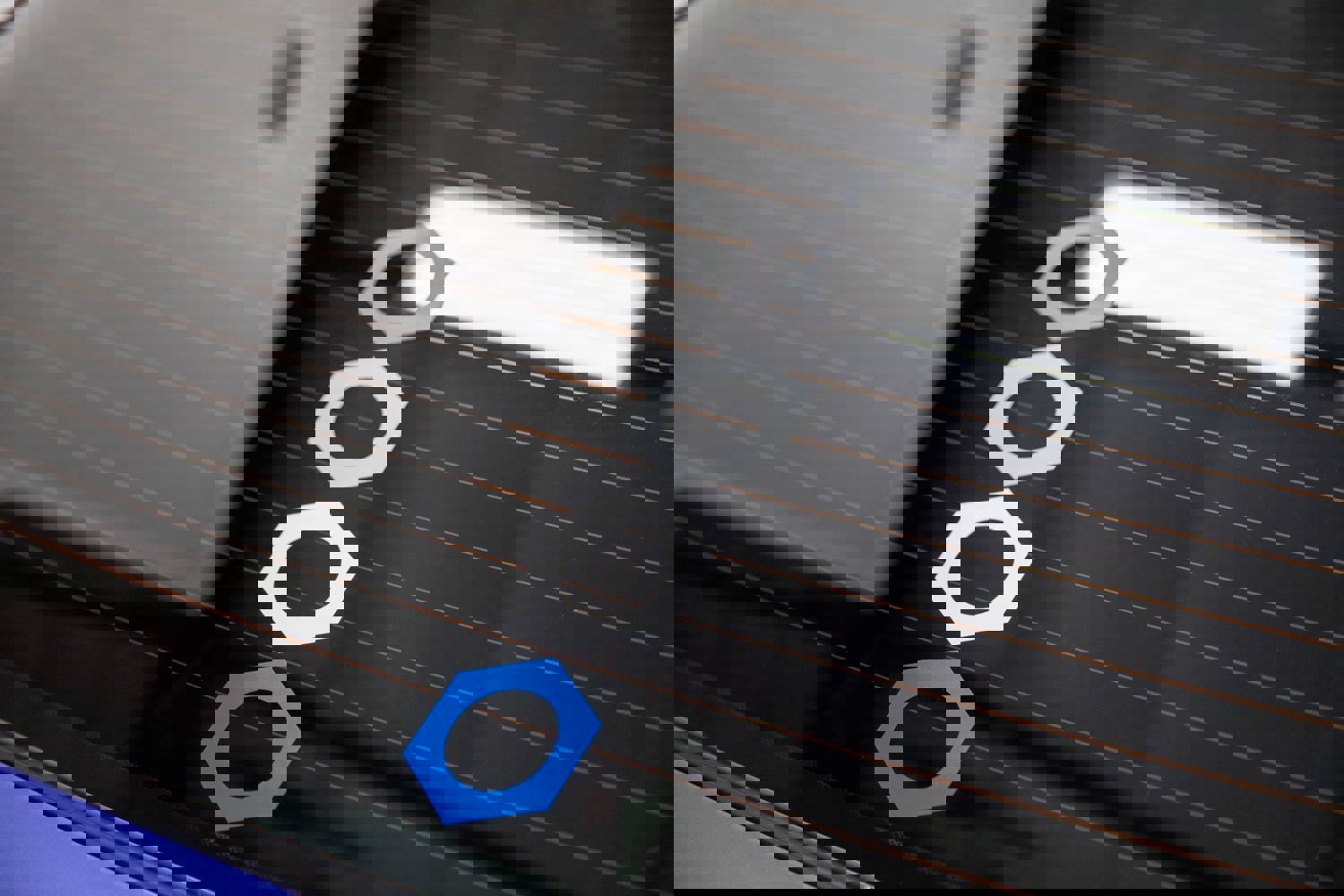 Die-Cut Vinyl Hex Logo Decal for Car Windows