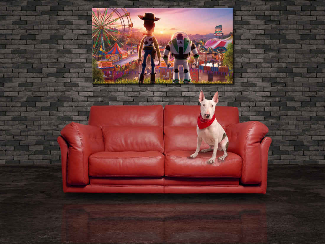 Toy Story Woody Buzz Canvas Print Giclee CA1268 - Premium Quality Artwork