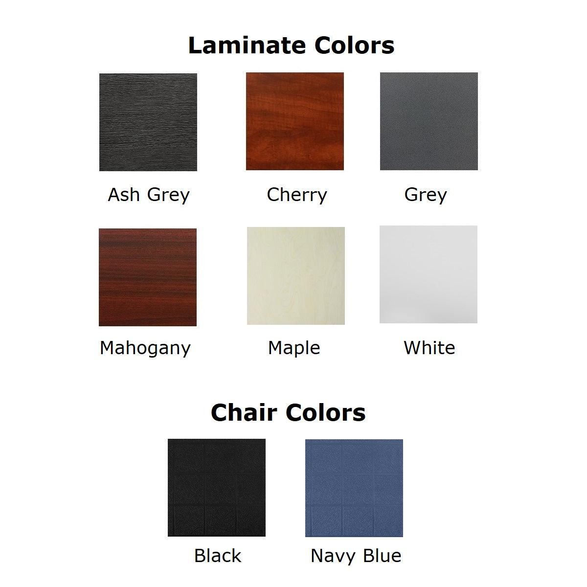 Kee Classroom Table and Chair Package - Adjustable Height Table with 2 Stackable Chairs