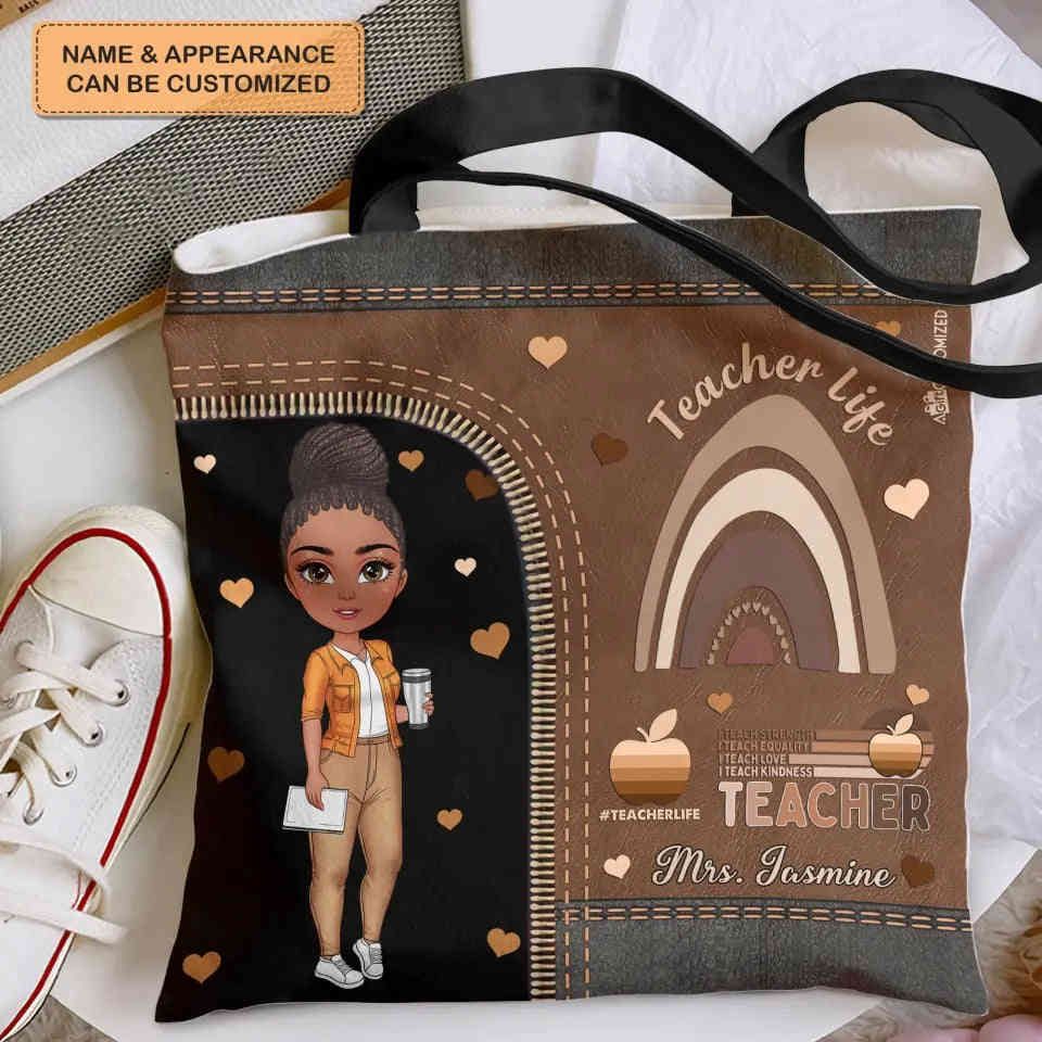 Personalized Custom Tote Bag - Unique Birthday & Teachers Day Gift