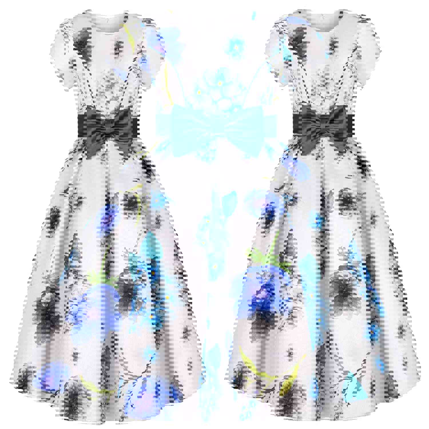 Elegant Kids Flower Dress for Princess Parties