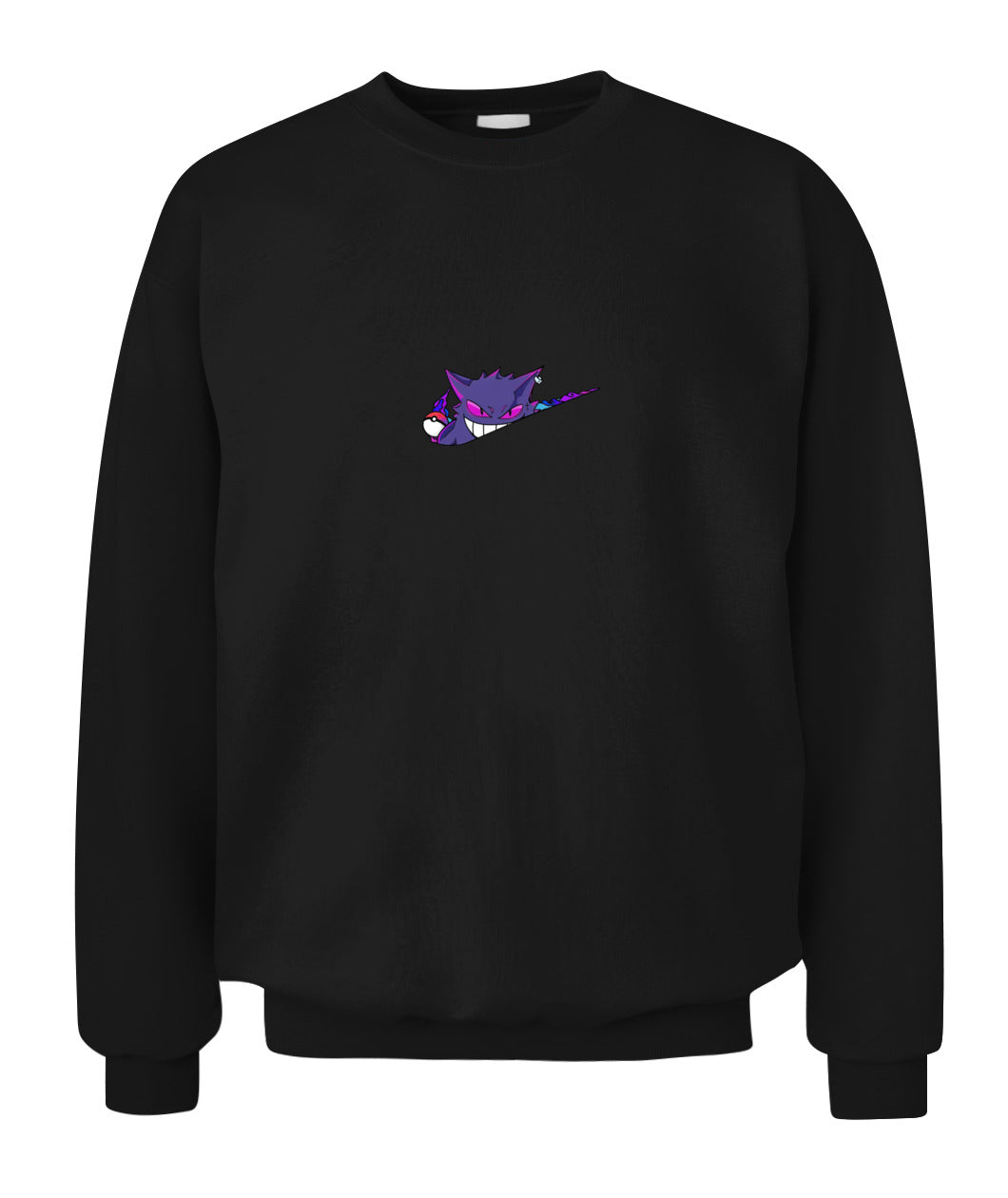 Gengar Simple Swoosh Custom 2-Side Printed Hoodie - Unisex Classic Fit
