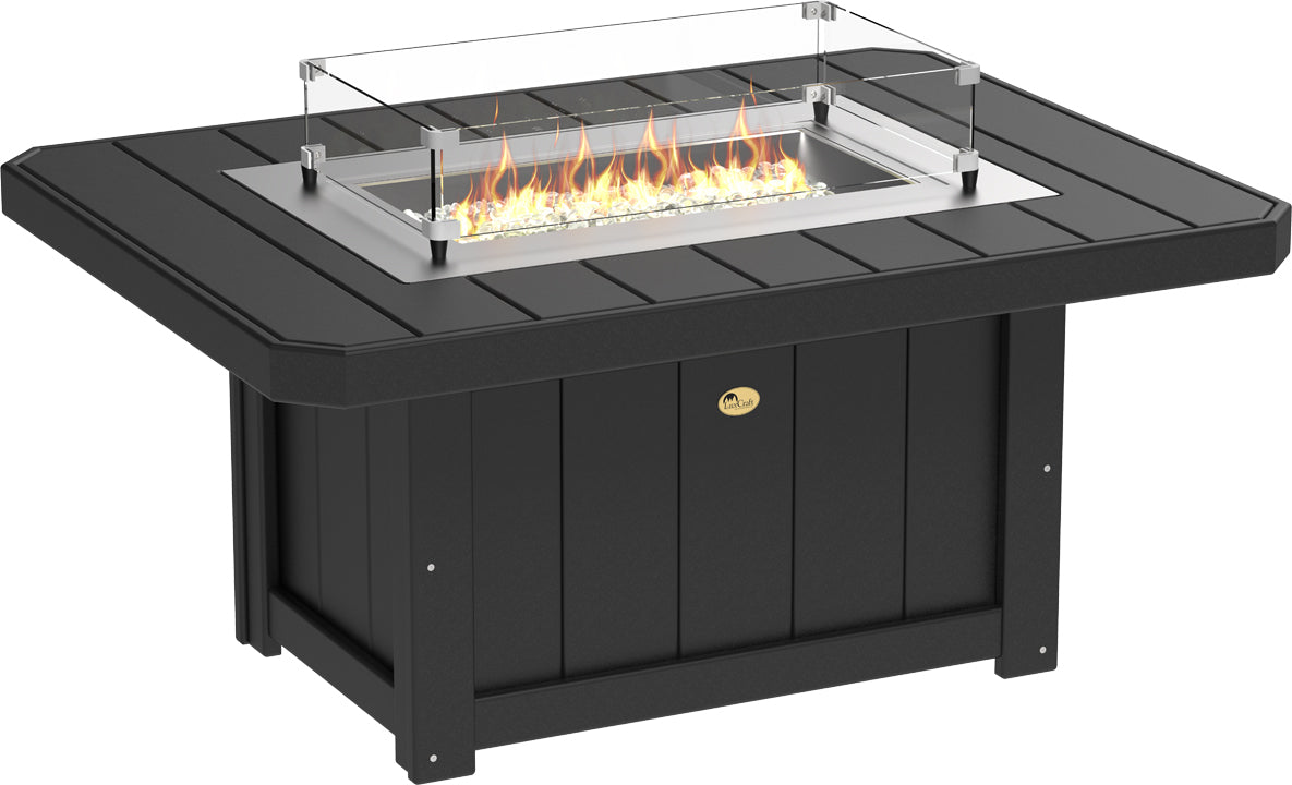 LuxCraft Lumin Fire Pit 51 Rectangular