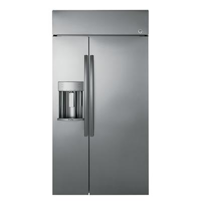GE Profile 42-inch Side-by-Side Refrigerator with Ice and Water Dispenser