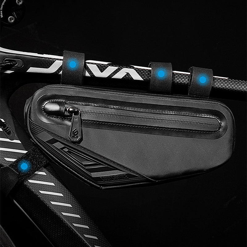 Cycling Bicycle Frame Bag - Waterproof Large Capacity MTB Road Bike Front Tube Triangle Bag