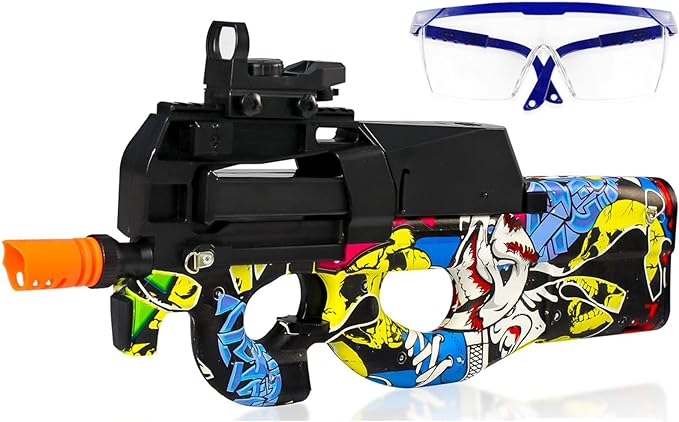 Electric Gel Ball Blaster Splatter Ball Gun for Outdoor Shooting Games