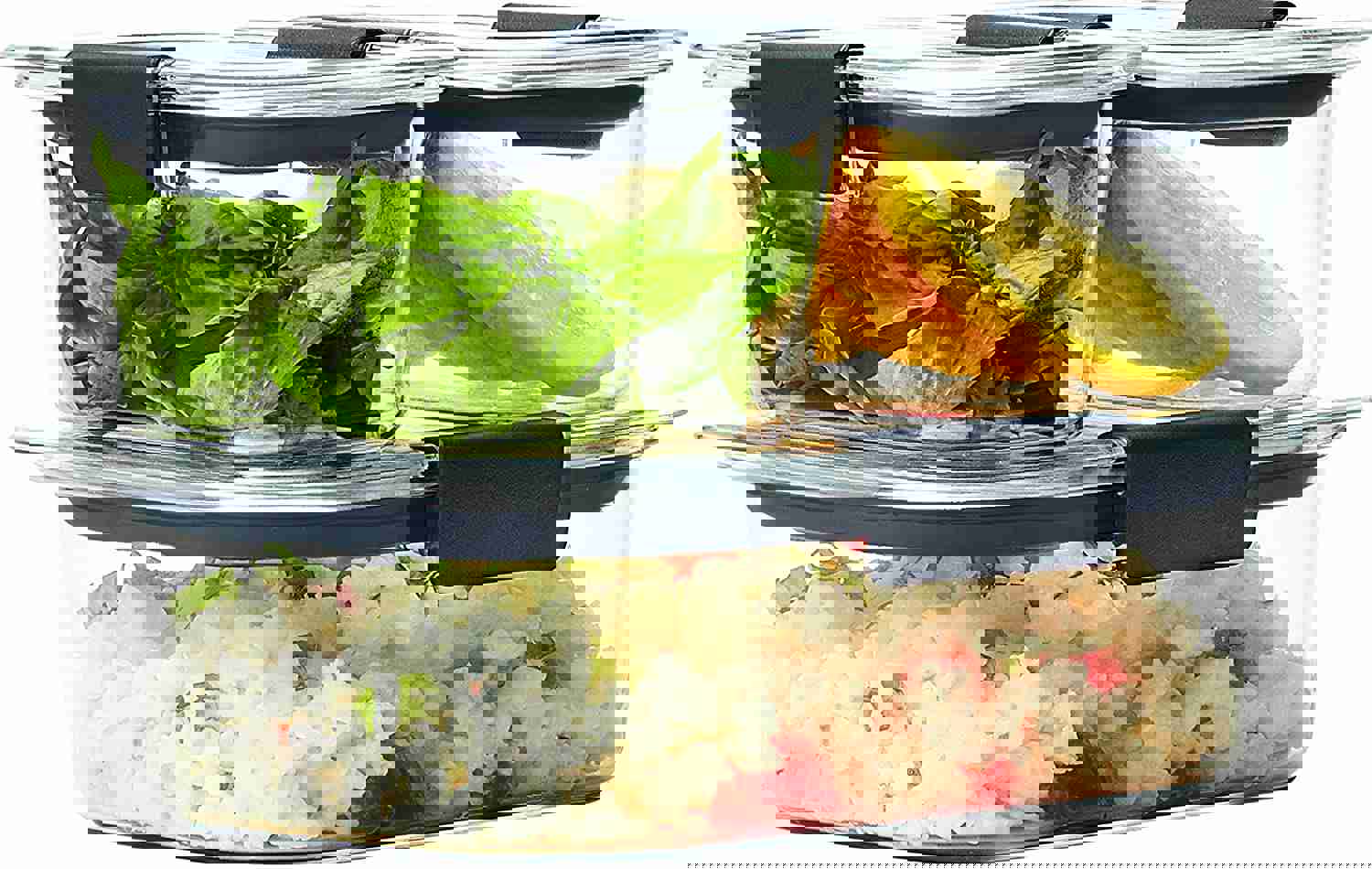 iPEGTOP Brilliance Storage 14-Piece Plastic Lids | BPA Free, Leak Proof Food Container, Clear