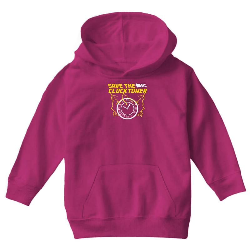 Clocktower Youth Hoodie by MDK ART