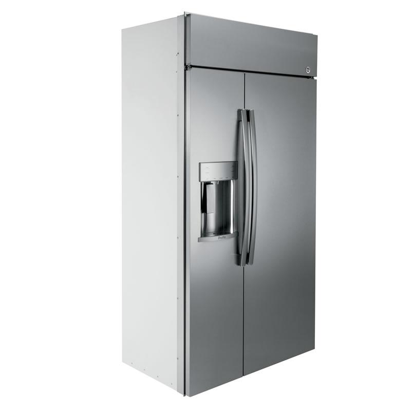 GE Profile 42-inch Side-by-Side Refrigerator with Ice and Water Dispenser