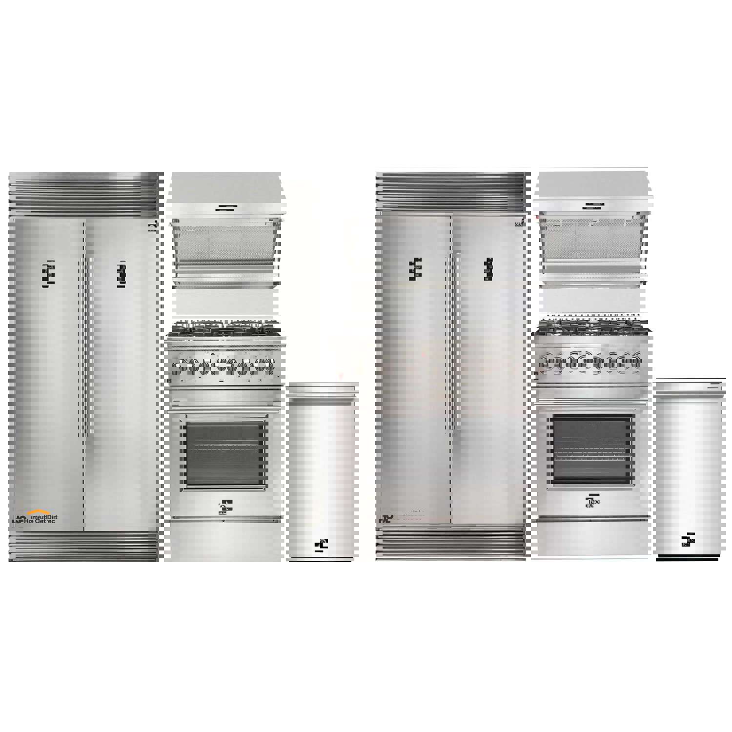 Forno 4-Piece Luxury Appliance Package - Stainless Steel Kitchen Bundle