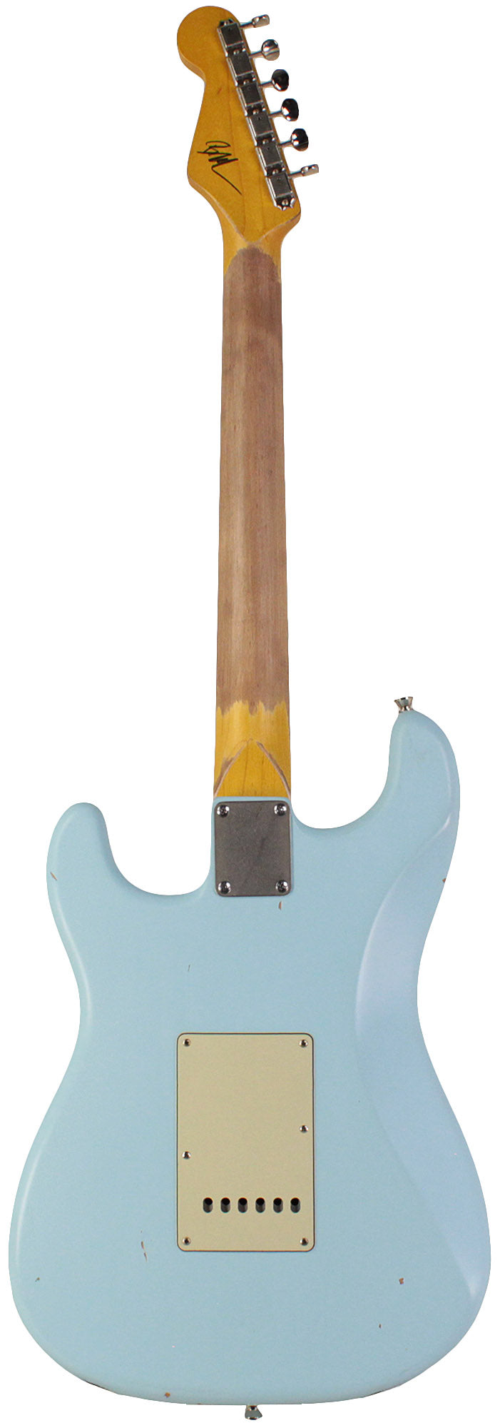 Nash S-63 Guitar, Sonic Blue, HSS, Light Aging