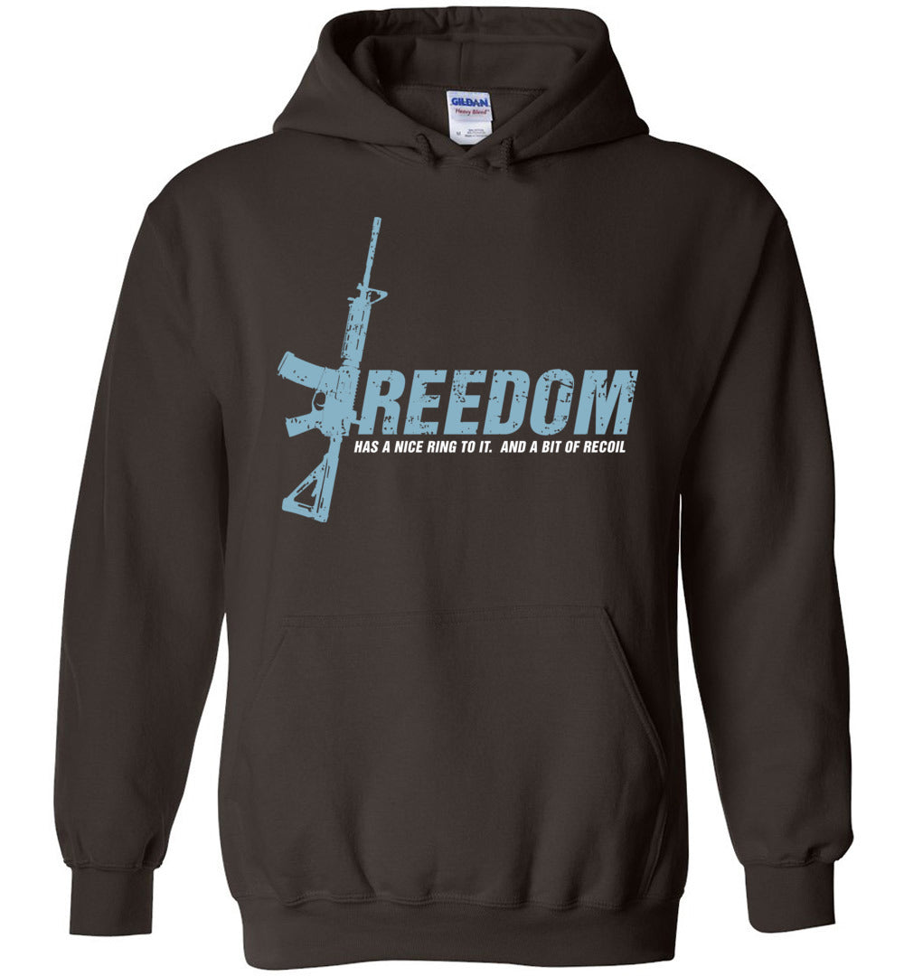 Freedom Has a Nice Ring to It... Mens Hoodie